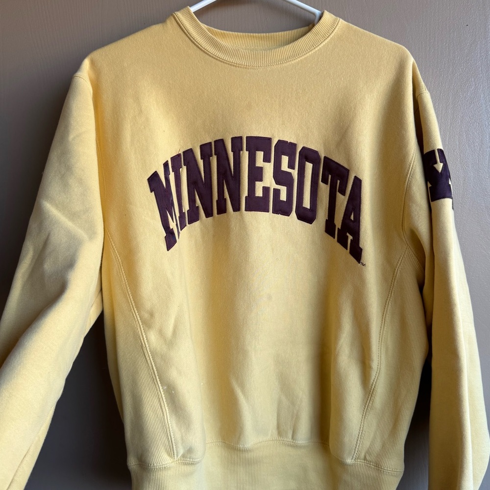 Yellow Minnesota Crewneck